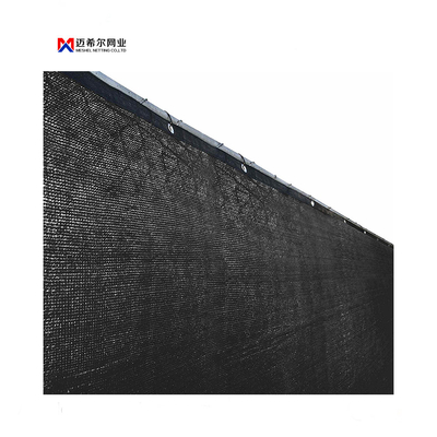 pantalla negra alta de la cerca de Mesh Tarp de la sombra de la aislamiento del parabrisas de los 6ft