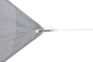 Extra grande Gray Blue Sun Shade Sail 16' triángulo correcto 16' X 16' X 16' al aire libre resistente