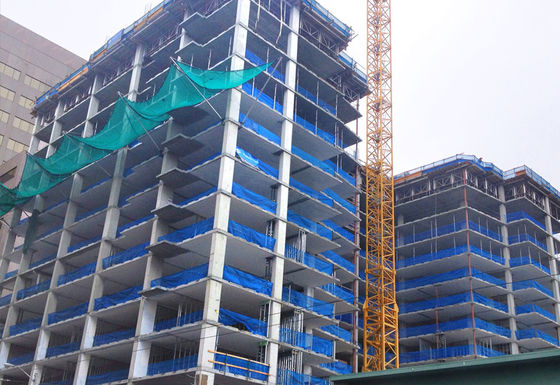 ruina del andamio 100gsm que pesca resistente ignífugo azul