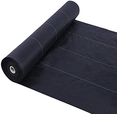 la estera de la mala hierba del geotextil 130gsm debajo de los guijarros de las pavimentadoras cultiva un huerto estera anti de la mala hierba