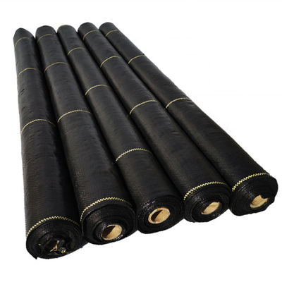 Estera anti de la mala hierba de la calidad comercial debajo del paño anti 100gsm de la raíz de la hierba del césped