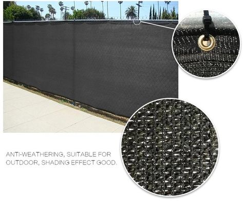Cerca verde negra Windscreen Screen Mesh Hdpe Netting Fabric Outdoor de la aislamiento