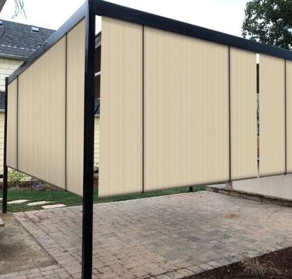 El carril del patio del apartamento del parabrisas del balcón del patio trasero de la piscina cubre los 0.75x3m los 0.9x3m 160gsm