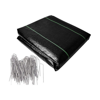 Control de malas hierbas 100% del polipropileno Mat Plastic Mulch Layer Wear resistente