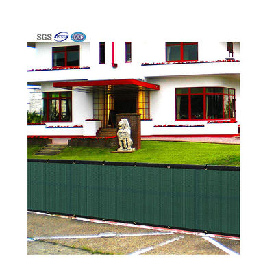 Azul al aire libre 180gsm blanco del guarda-brisa de la pantalla de la aislamiento del balcón del jardín